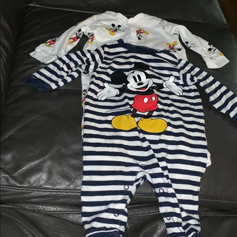 Mickey Mouse Baby Jumpsuit (set of two)